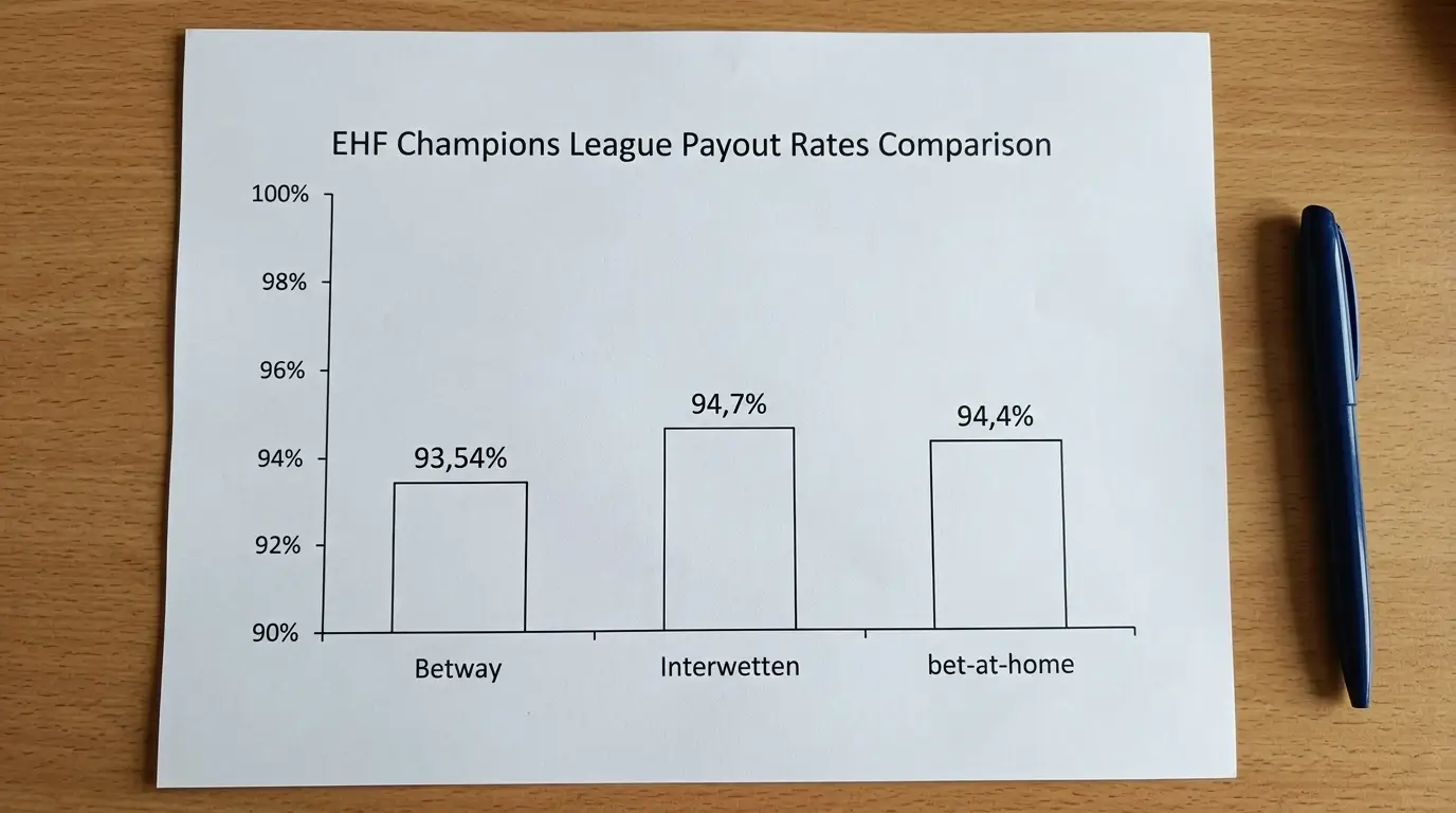 Betway Handball Quotenschlüssel für EHF Champions League im Vergleich mit anderen Anbietern