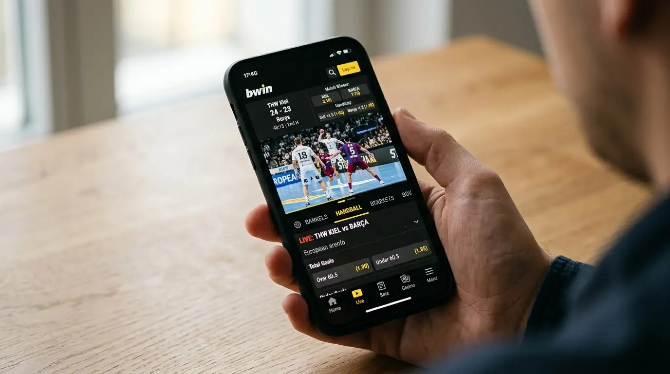 bwin Handball Live Stream Integration für HBL und EHF Champions League Spiele