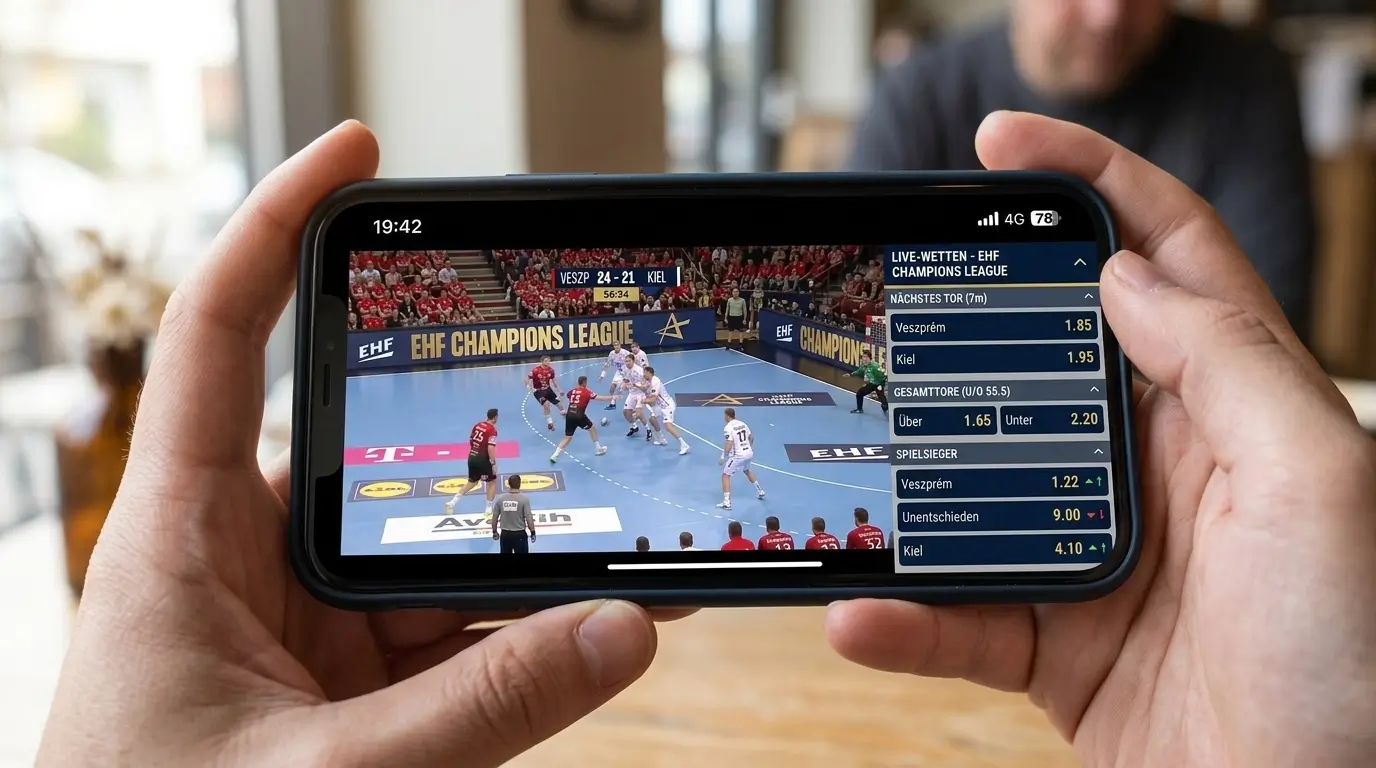 EHF Champions League Live Streaming Optionen für Final Four und Gruppenspiele bei deutschen Buchmachers