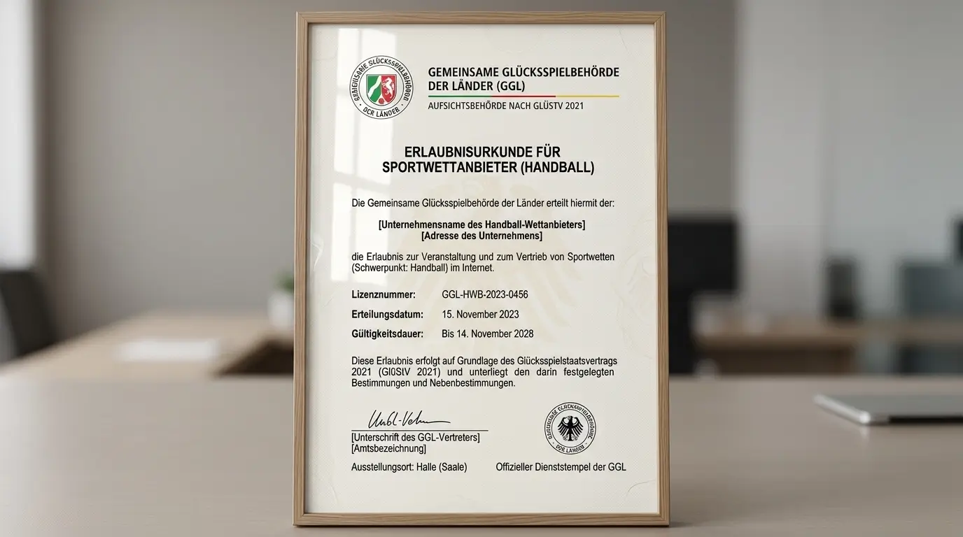 GGL-Whitelist als offizielles Register lizenzierter Handball-Wettanbieter in Deutschland