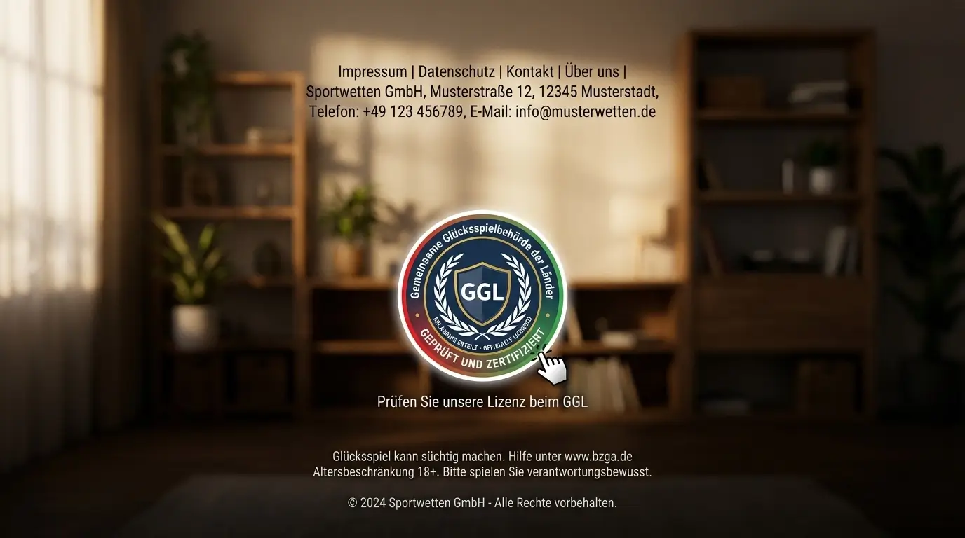 Handball Wettanbieter GGL-Lizenz-Check mit Siegel-Verifizierung auf der Anbieter-Website