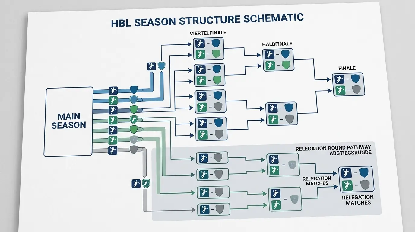 HBL Playoff-Format und Abstiegsrunde als Wettfaktoren für Handball Bundesliga Wetten 2026