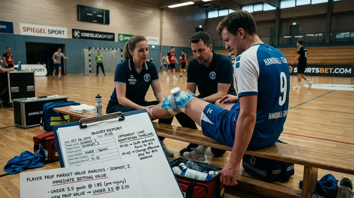 Verletzungsnews und Value bei Handball Player Props - Informationsvorsprung nutzen