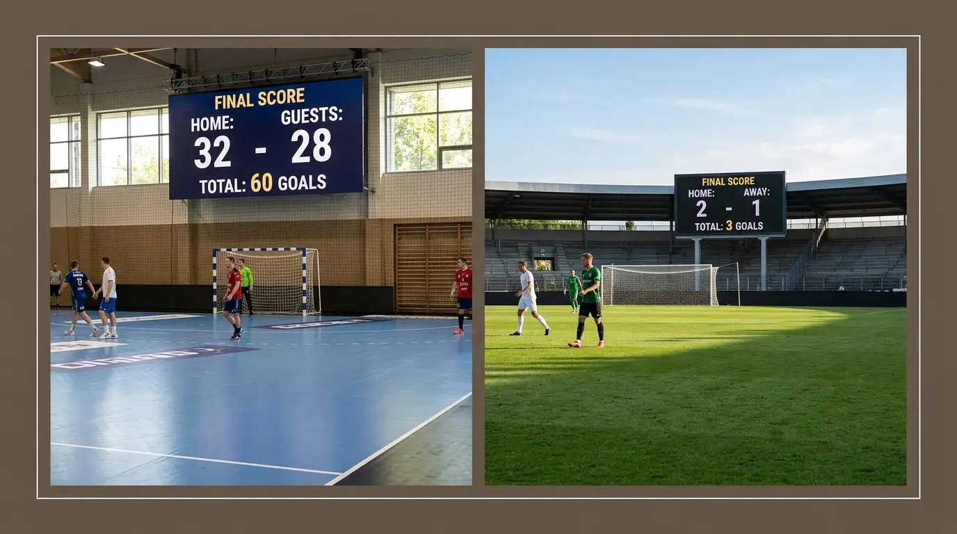 Grundlagen Handball Über/Unter Wetten - Unterschied zu Fußball und Funktionsweise erklärt