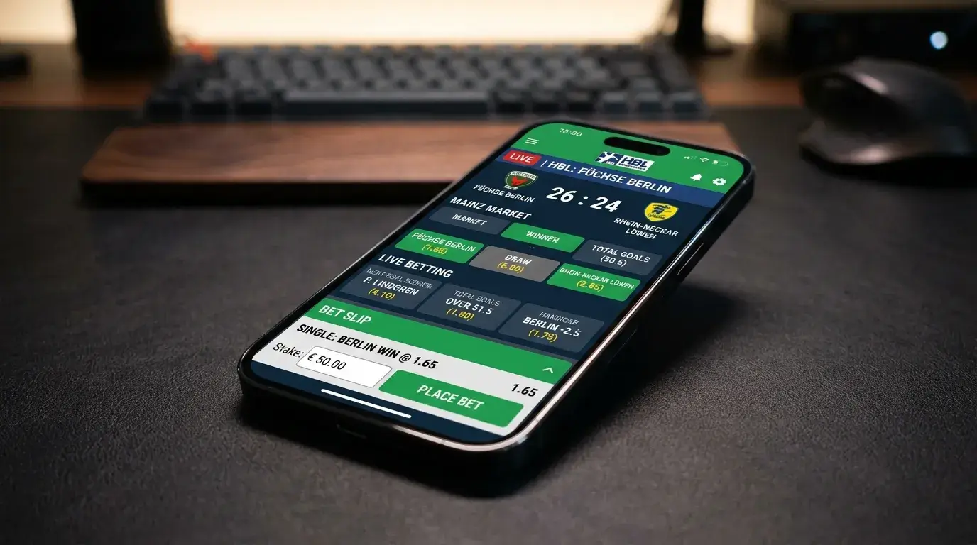 Handball Wetten App-Vergleich — Live-Wetten-Geschwindigkeit und Benutzeroberfläche der besten mobilen Wettanbieter
