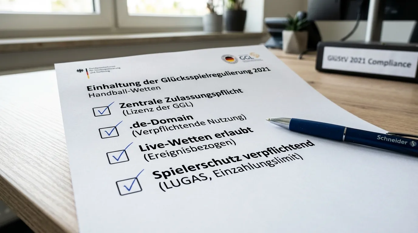 GlüStV 2021 Änderungen für Handball Wetter — neue Lizenzpflicht, Spielerschutz und Regelungen seit Juli 2021