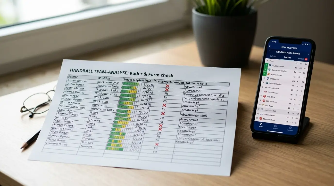 Formanalyse und Kadertiefe beim Handball Wetten — Datenpunkte für die Quotenbewertung im Sportwetten