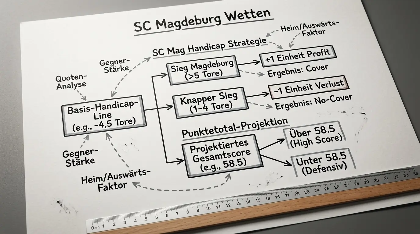 Handicap-Strategie SC Magdeburg Wetten: Asiatisches Handicap und Über/Unter für Run-and-Gun-Spielstil