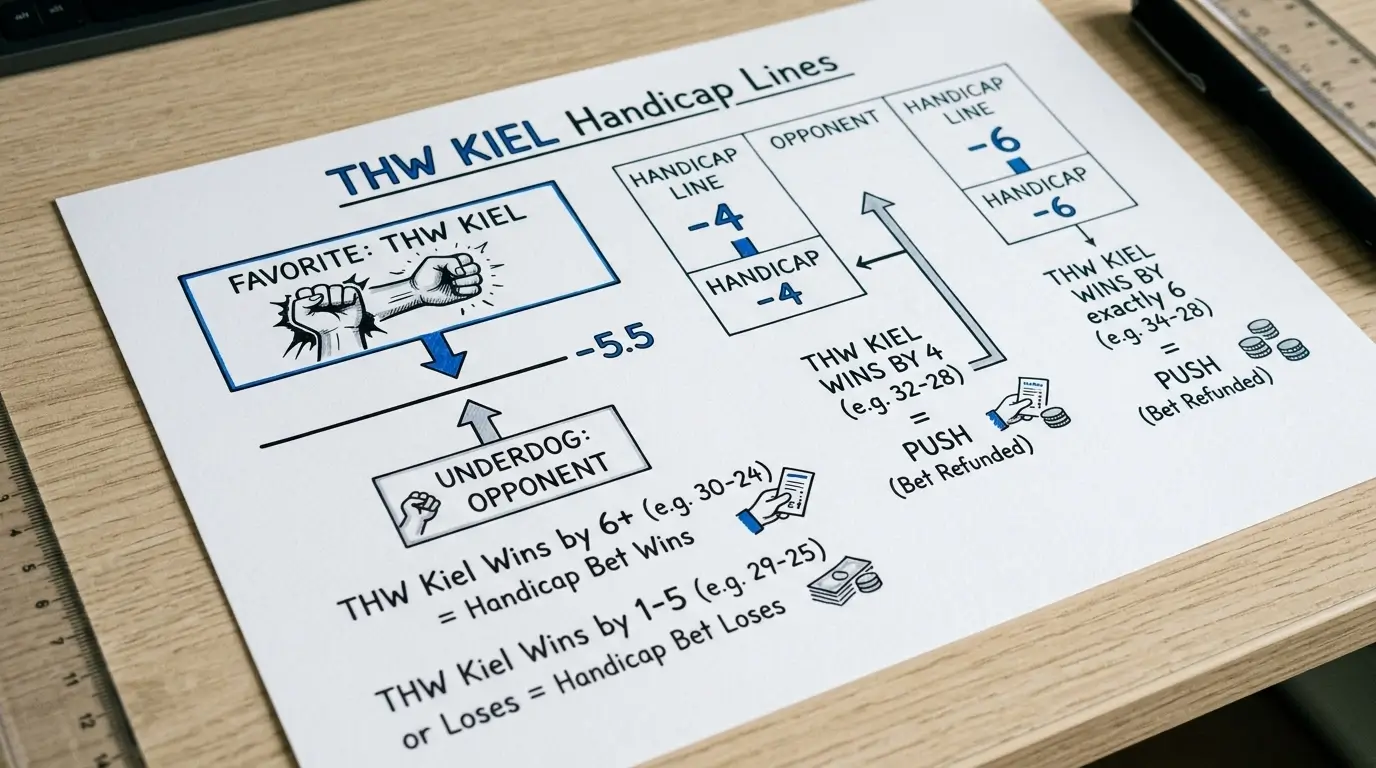 Handicap-Trends THW Kiel: Typische Linien, asiatisches vs. europäisches Handicap bei HBL-Spielen