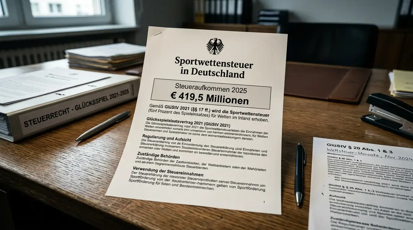 Wettsteuer Deutschland Handball erklärt mit 5,3-Prozent-Steuer auf Sportwetten-Einsätze